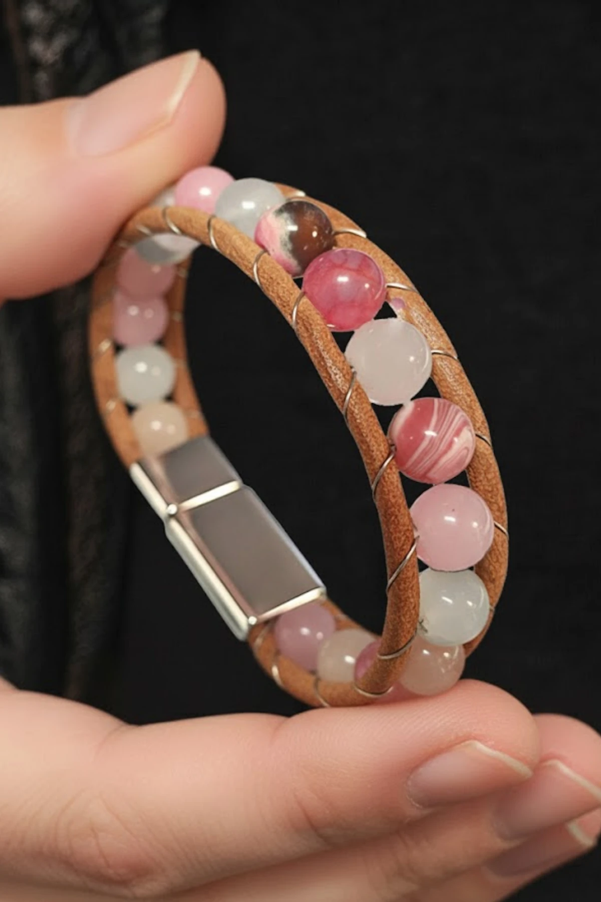 Sakura Model Bayan Deri Bileklik