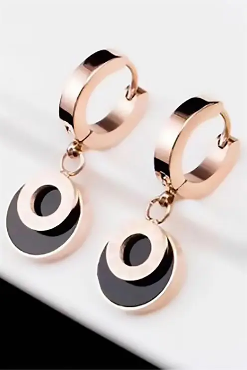 Nuit Color Kararmayan Women's Steel Earrings