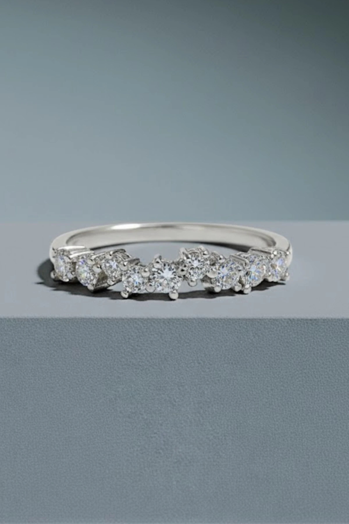 Kadın Gümüş Yüzük - 925 Ayar Zirkon Taşlı Alisa Model Gümüş Kadın Yüzük