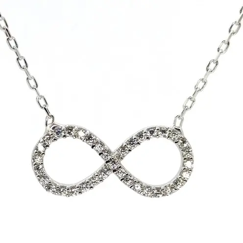 Infinity Women's Silver Necklace Chain