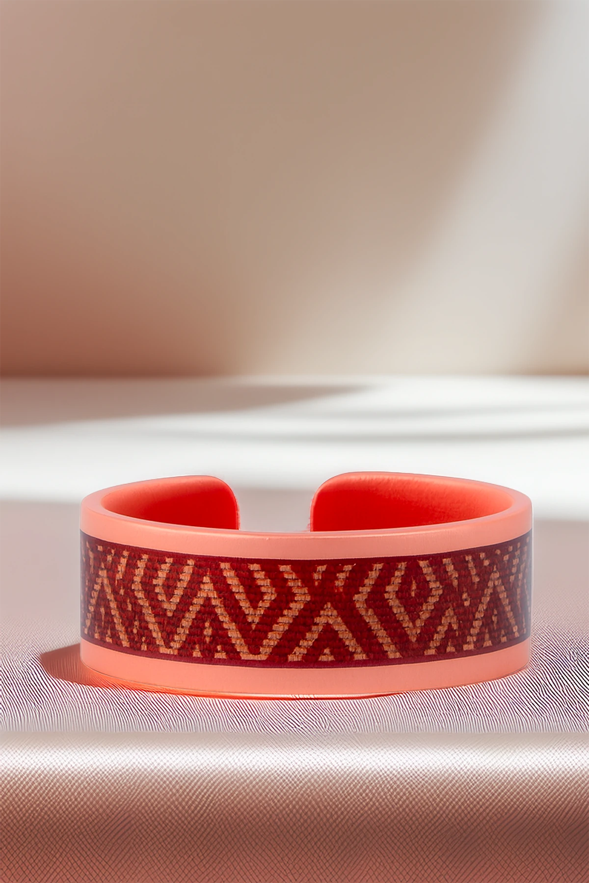 Kadın Bakır Bileklik Yüzük Set - Stella Model Özel Baskı Metal Kutu Ve Kuvars Taşı