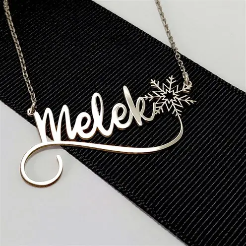 Personalized Kartanesi Women's Silver Necklace