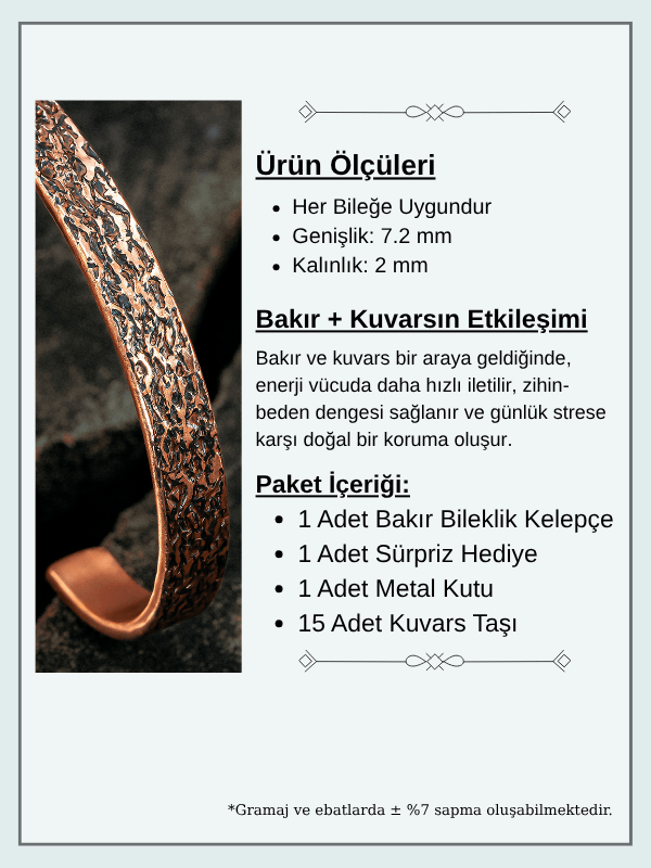 Ağaç Kabuğu Model Bakır Bileklik El Işçiliği Kelepçe Metal Kutu Kuvars Taşlar Kadın Erkek Bilezik