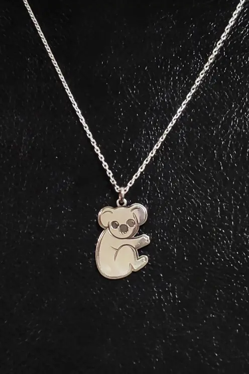 Koala Modelli Women's Silver Necklace Chain GKLKOALA001-GMS