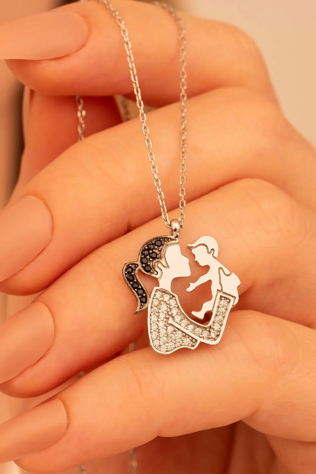 Women's Silver Necklace Anne Baby Women's Silver Necklace