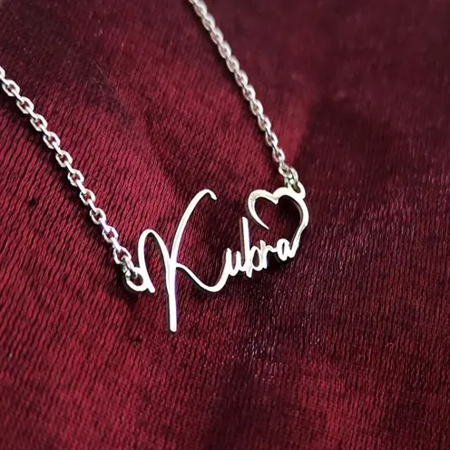 Heart Silver Color Silver Necklace Chain Gklgmsısımk