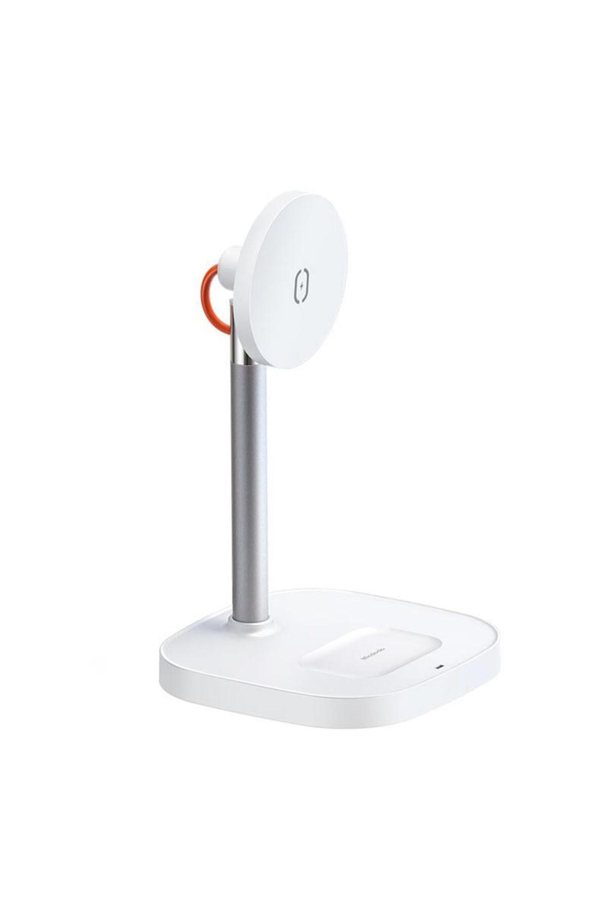 Ch-7340 2in1 Kablosuz Şarj Masaüstü 15w Wireless Dock Stand