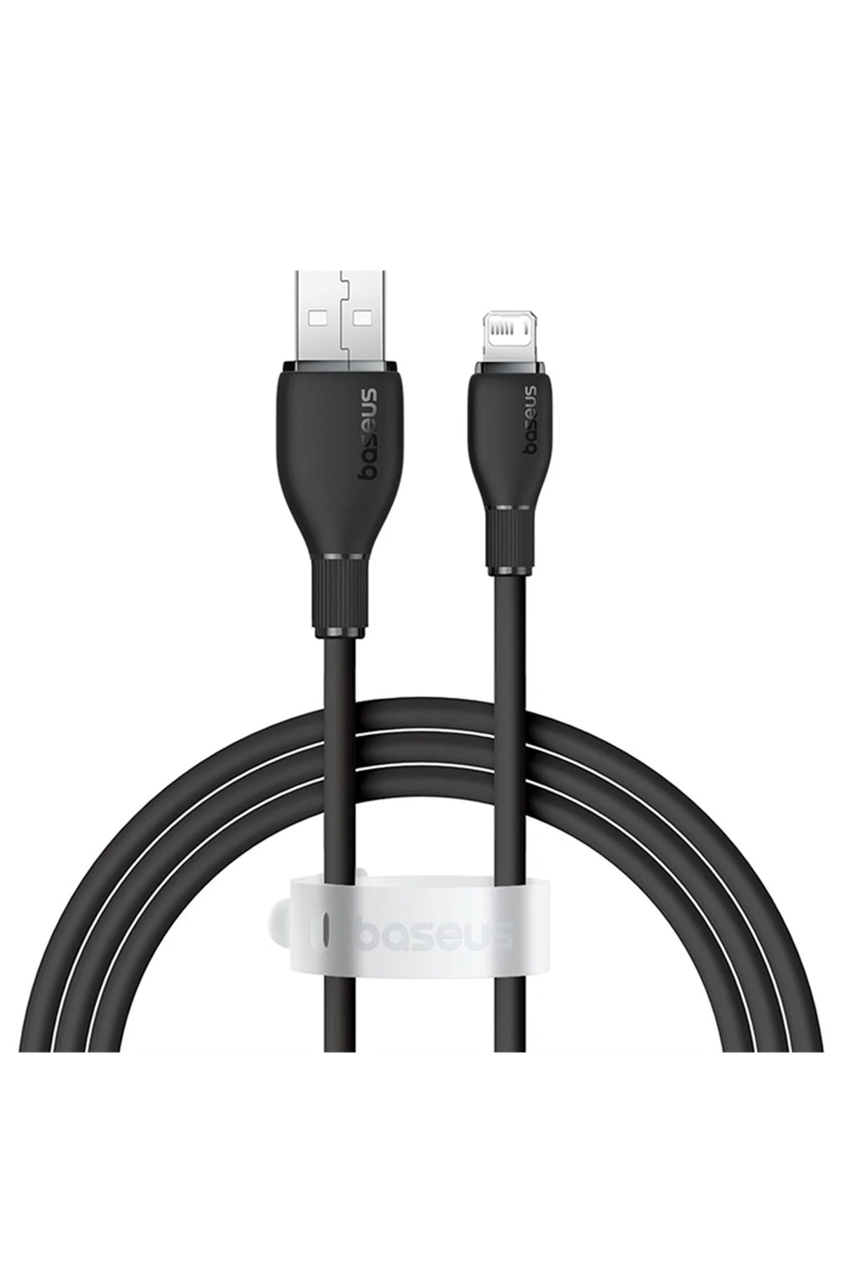 Pudding Hızlı Şarj Özellikli USB to Lightning 2.4 A. Kablo 1.2m Siyah
