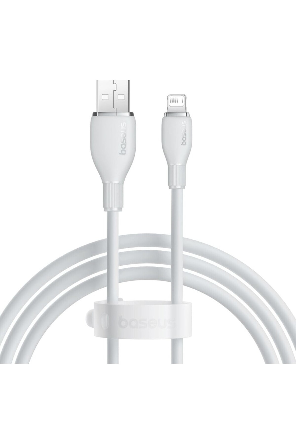 Pudding Hızlı Şarj Özellikli Usb To Lightning 2.4 A. Kablo 1.2m Beyaz