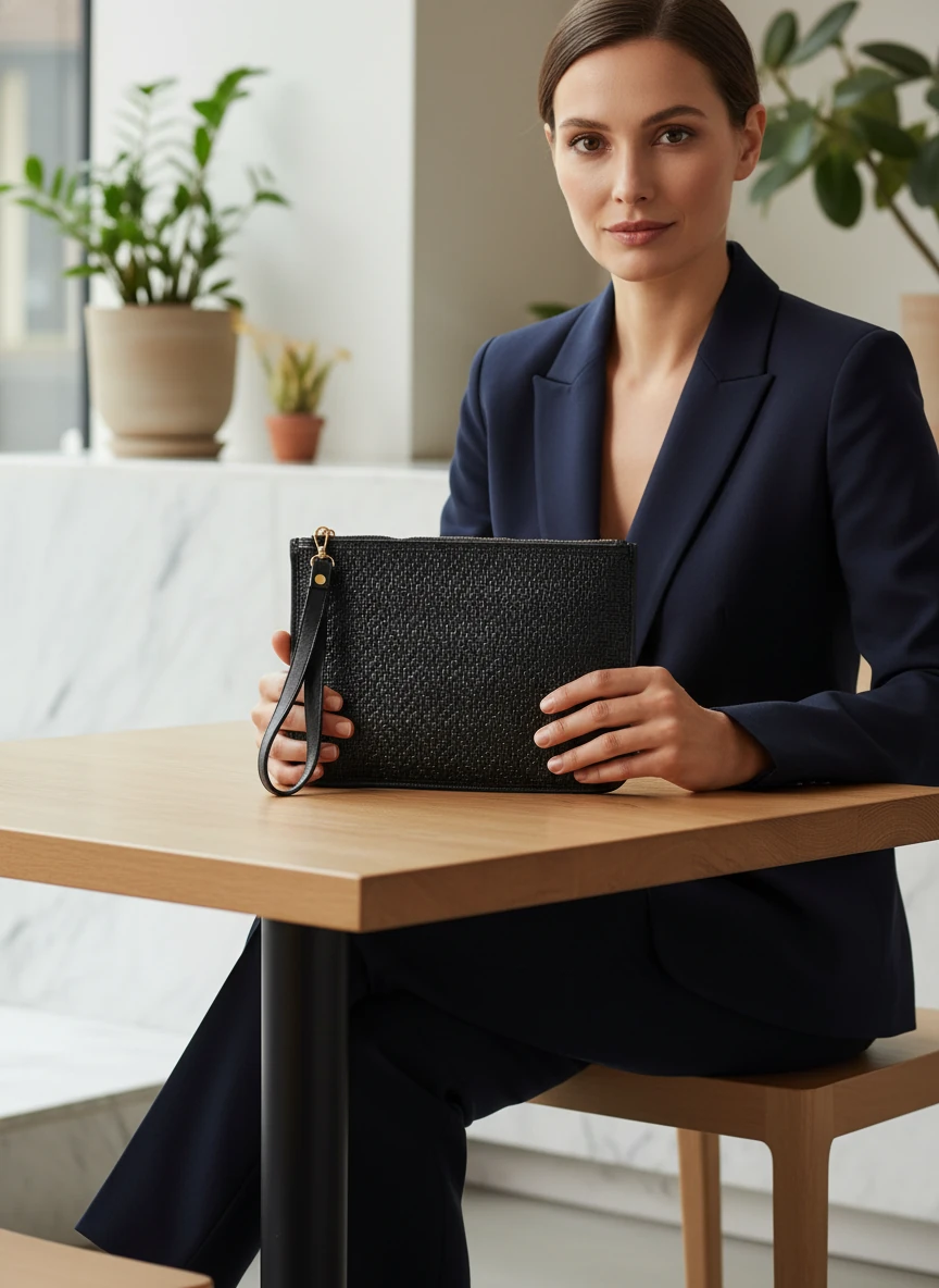  Lorven Portföy & Clutch Kadın El Çantası - Siyah