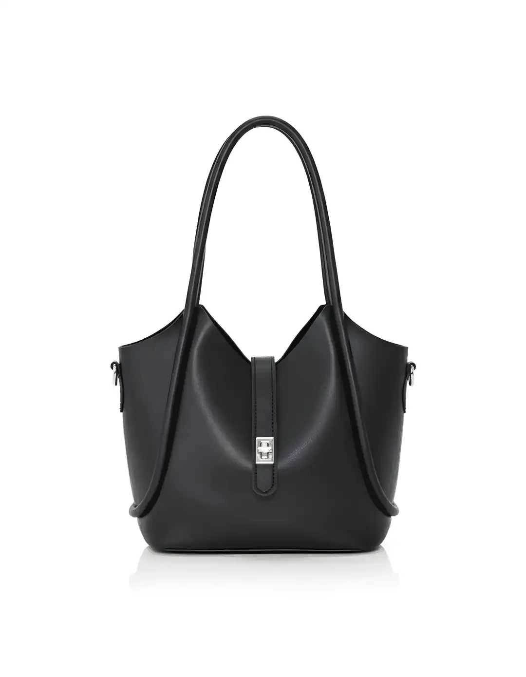 Arlina Çapraz Askılı Yavrulu Kadın Omuz, Kol ve El Çantası - Siyah