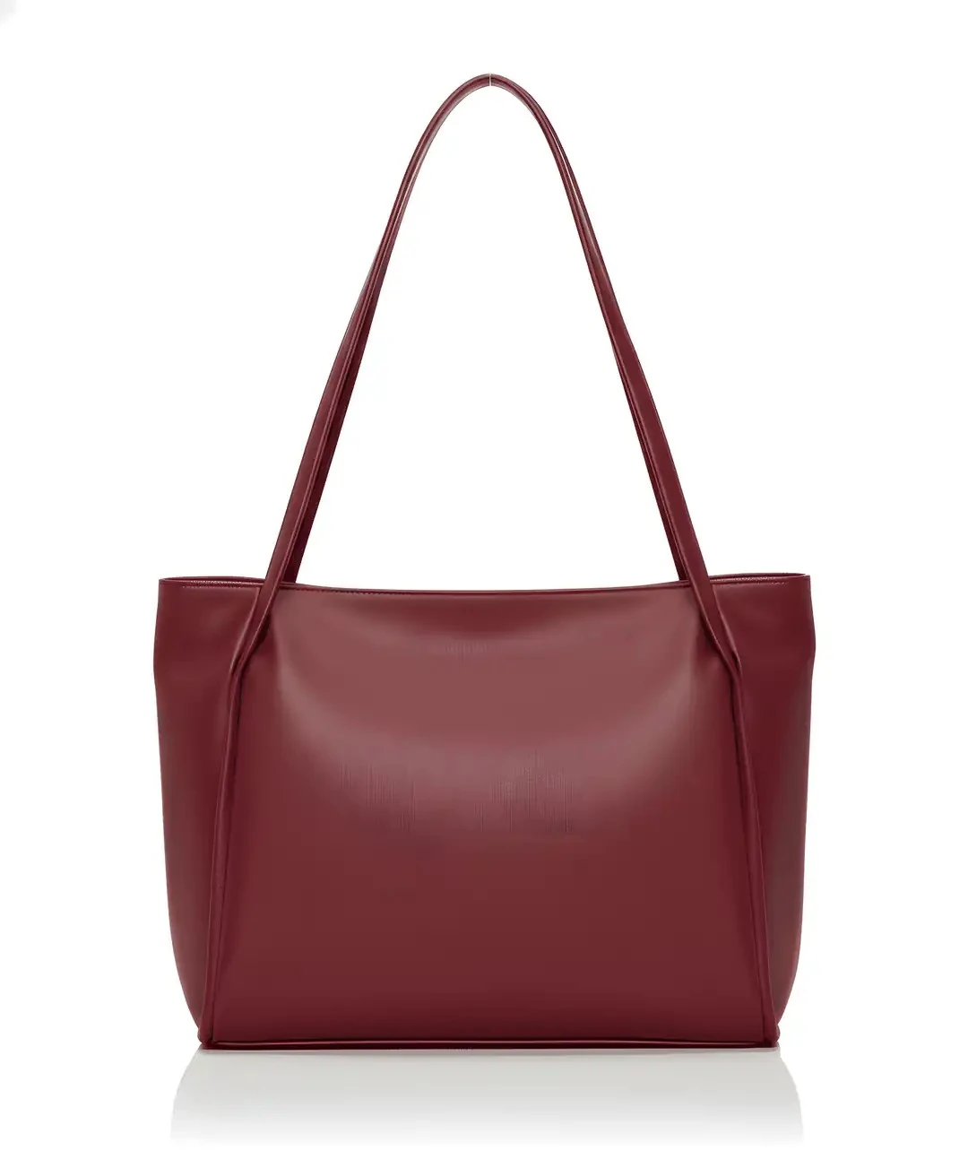 Esmarie Çift Saplı Salaş Kadın Omuz, Kol ve El Çantası - Bordo