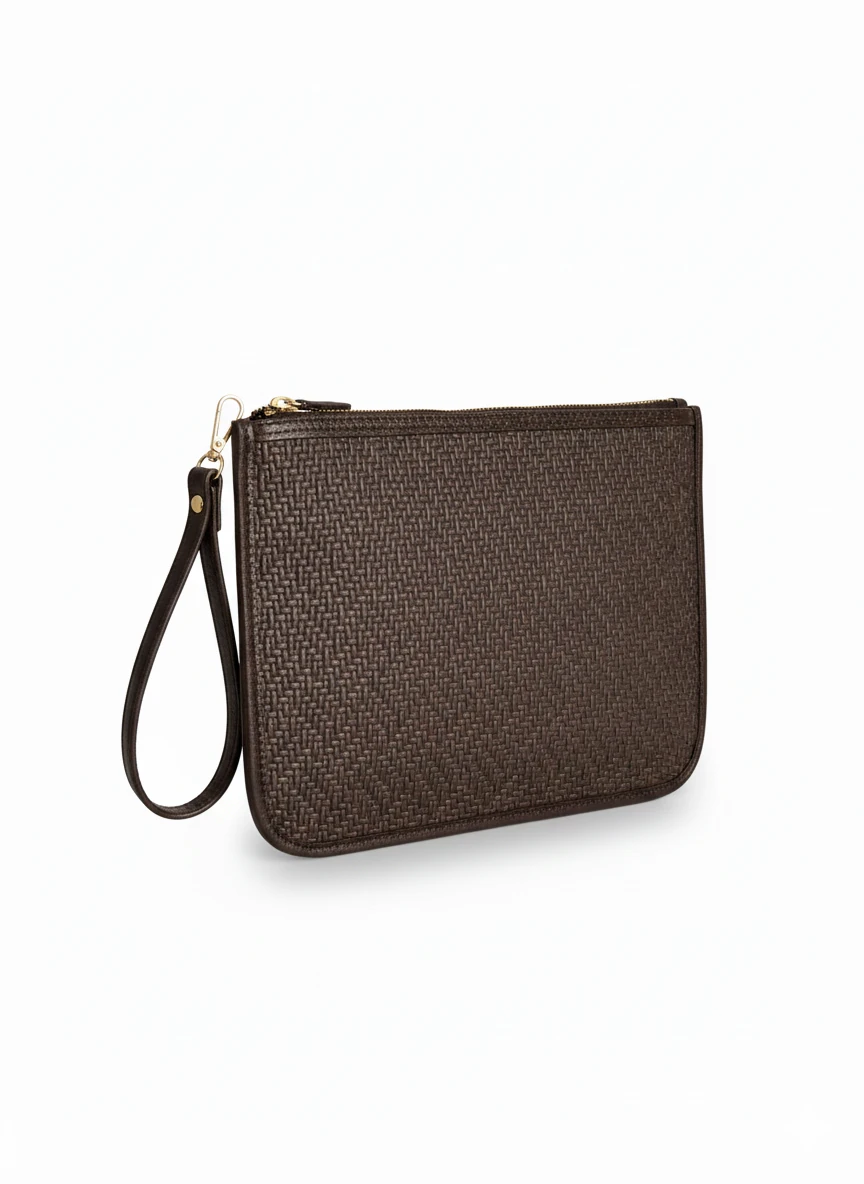  Lorven Portföy & Clutch Kadın El Çantası - Kahverengi