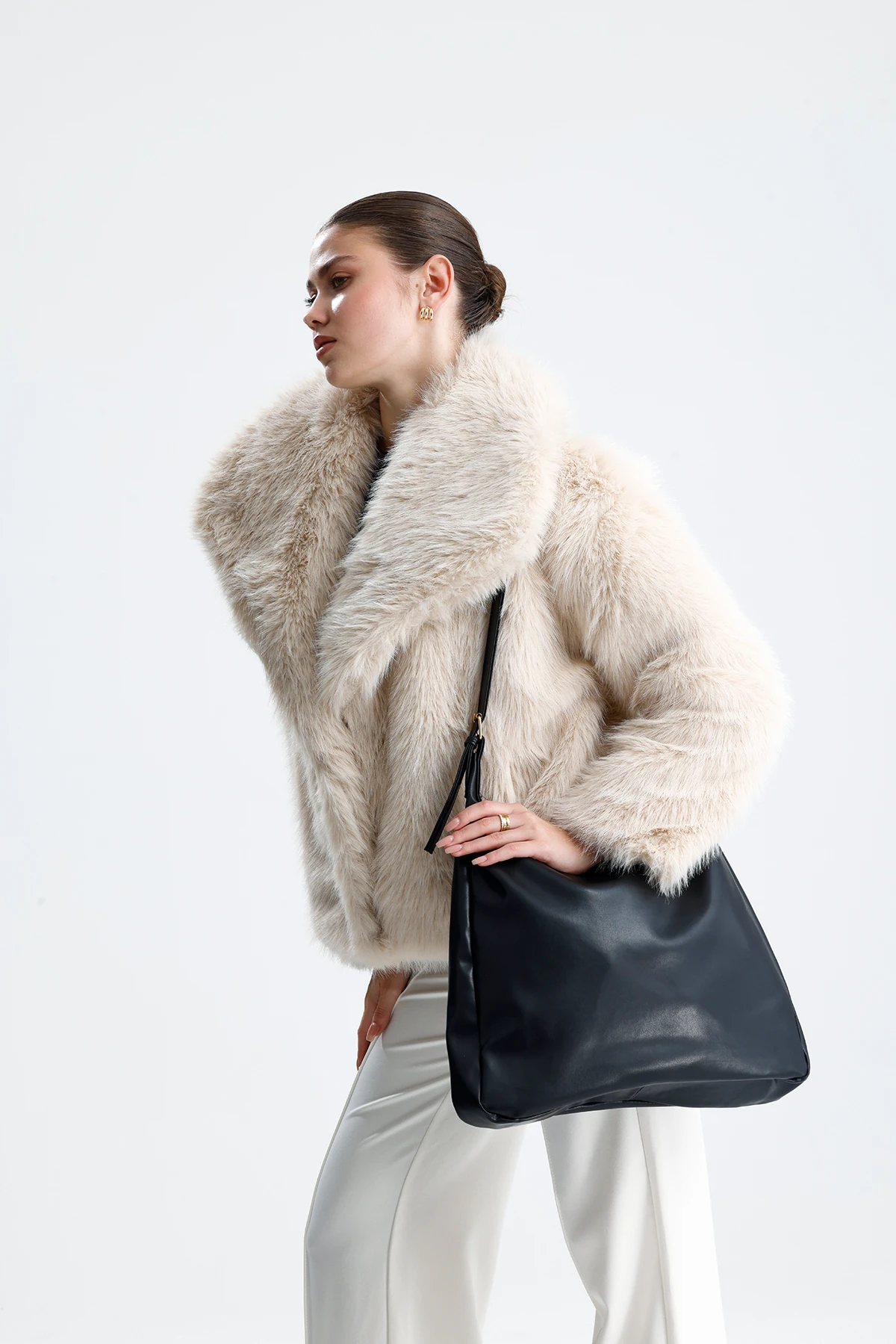 Luvin Salaş Kadın Omuz, Kol ve El Çantası - Siyah