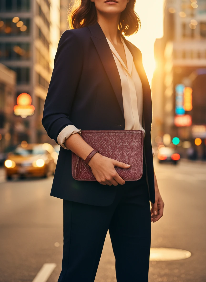  Lorven Portföy & Clutch Kadın El Çantası - Bordo