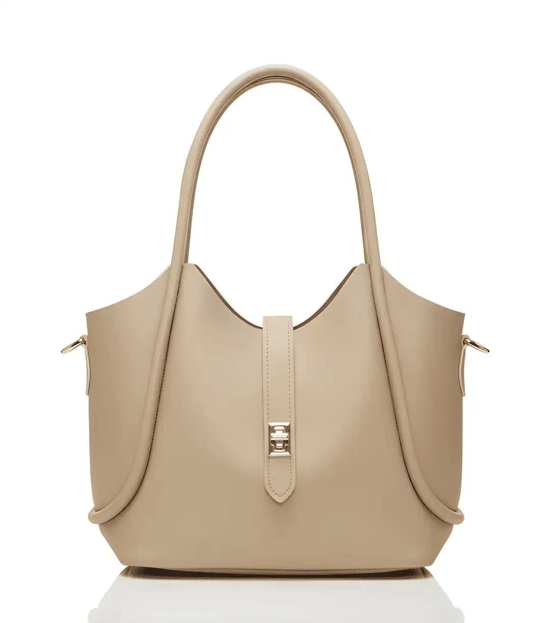 Arlina Çapraz Askılı Yavrulu Kadın Omuz, Kol ve El Çantası - Bej