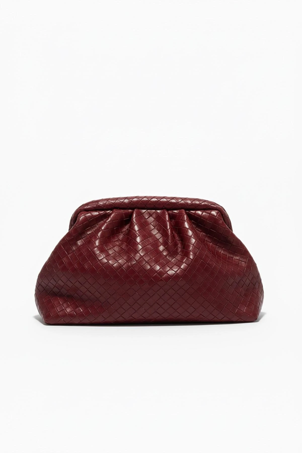 Liora Örgü Detaylı Portföy Kadın Omuz, Kol ve El Çantası - Bordo