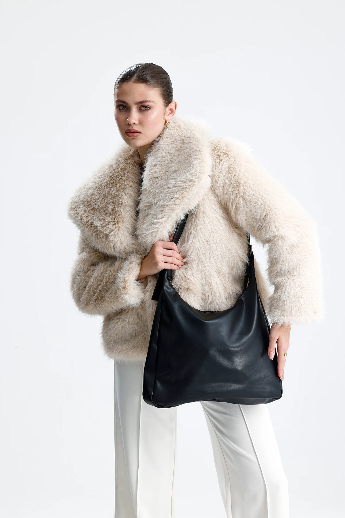 Luvin Salaş Kadın Omuz, Kol ve El Çantası - Siyah