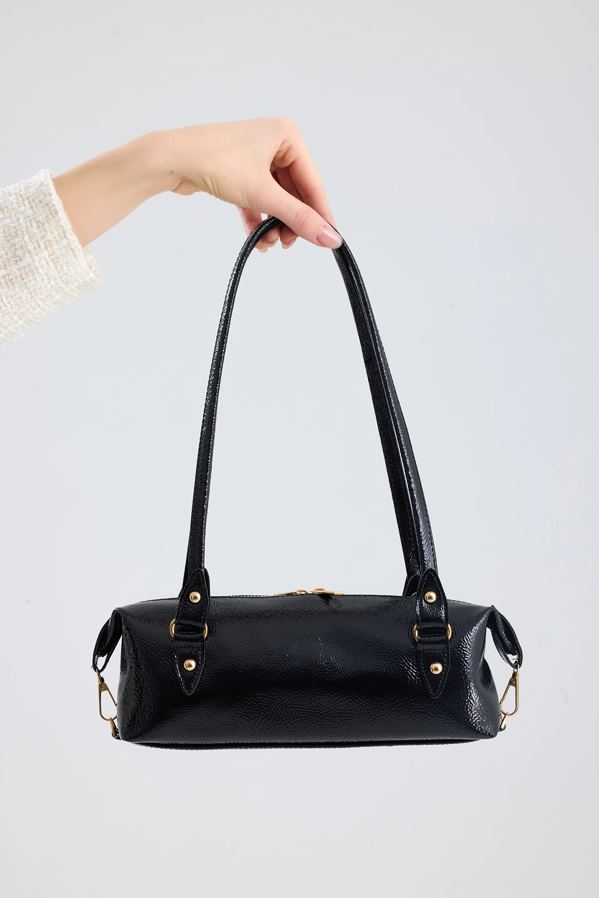 Olivra Toka Detaylı Mini Kadın Omuz, Kol ve El Çantası