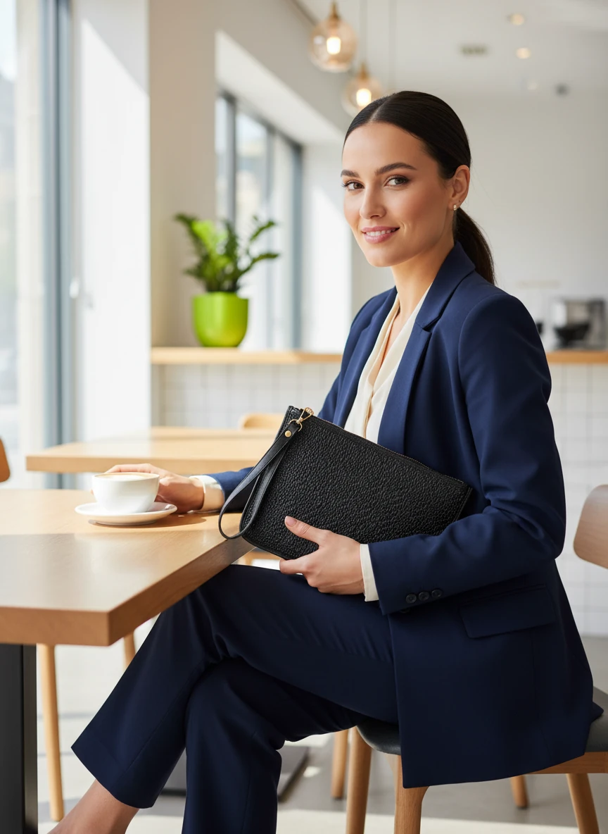  Lorven Portföy & Clutch Kadın El Çantası - Siyah