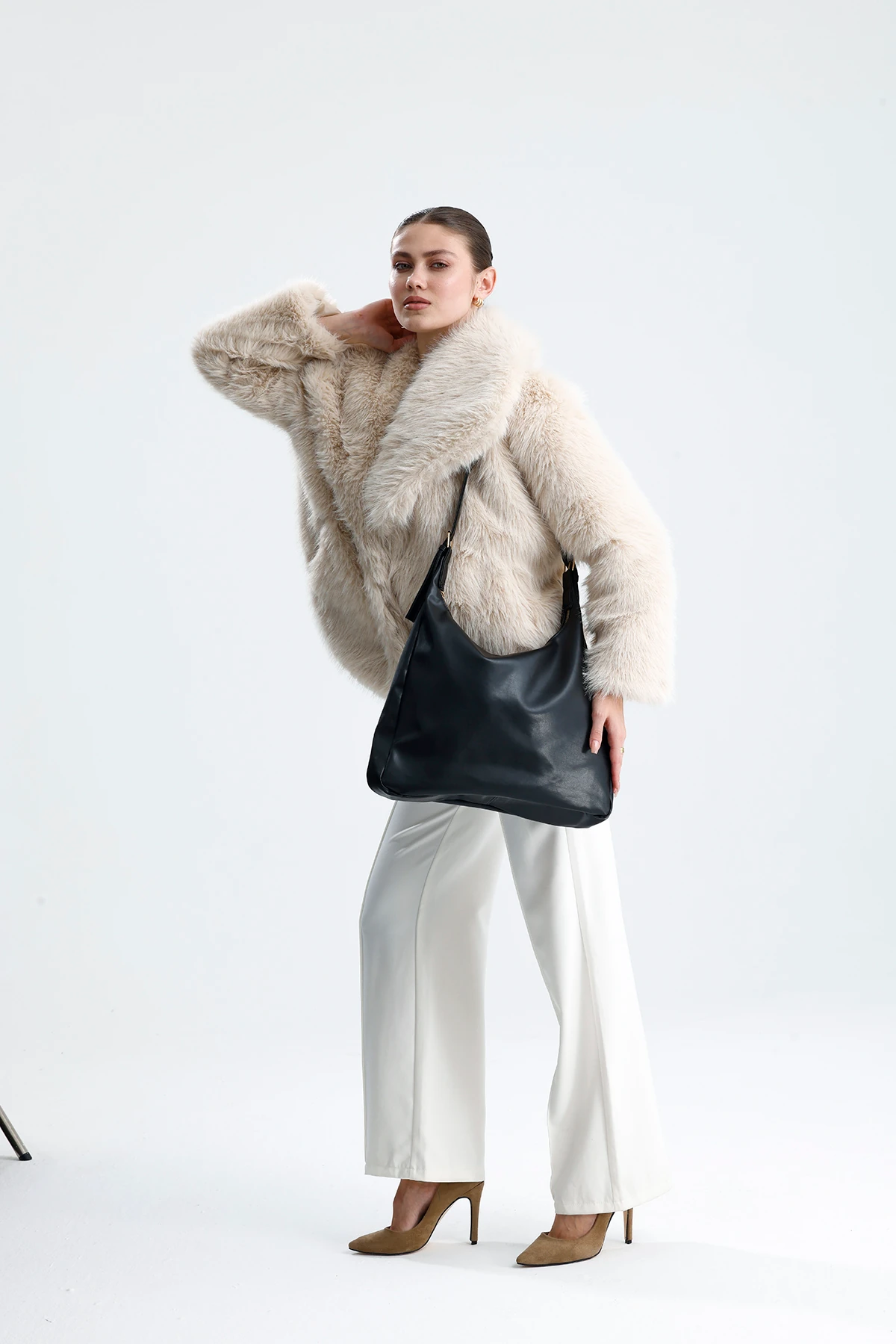 Luvin Salaş Kadın Omuz, Kol ve El Çantası - Siyah