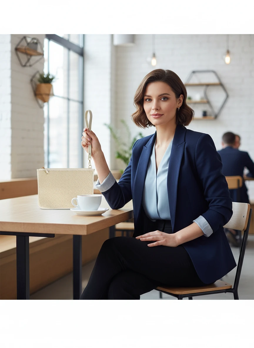  Lorven Portföy & Clutch Kadın El Çantası - Bej