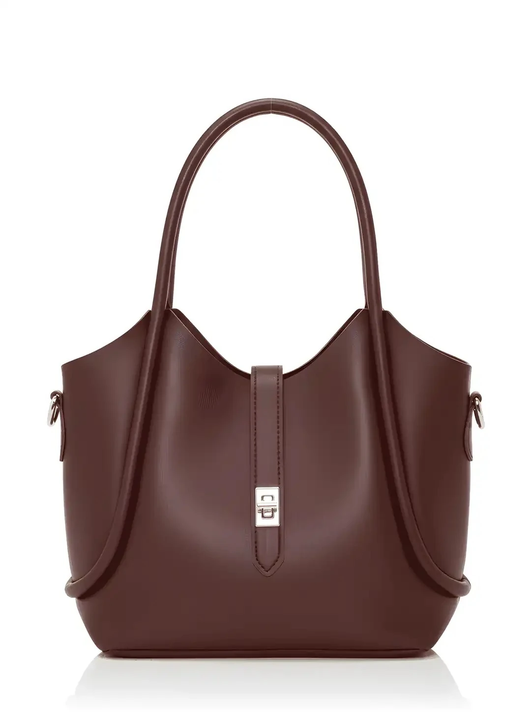 Arlina Çapraz Askılı Yavrulu Kadın Omuz, Kol ve El Çantası - Bordo