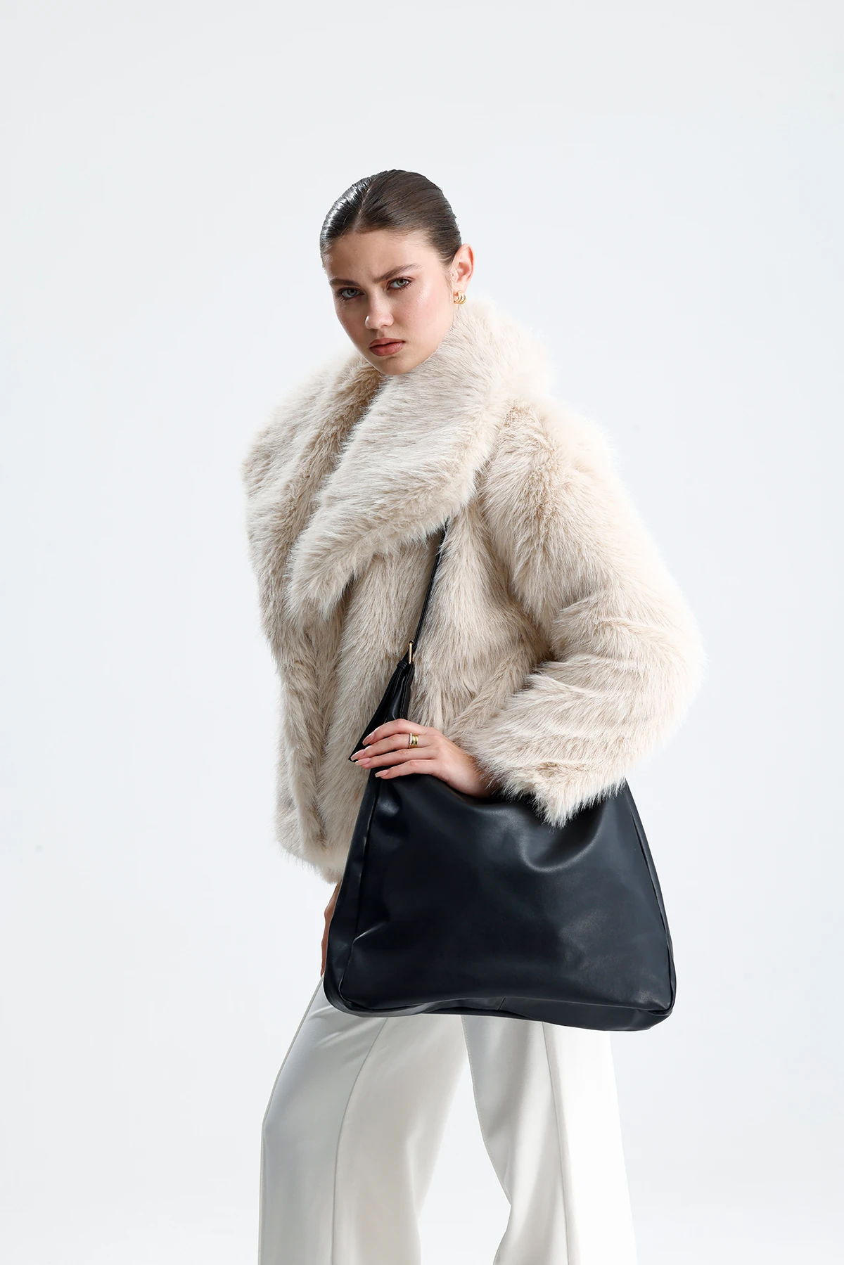 Luvin Salaş Kadın Omuz, Kol ve El Çantası - Siyah