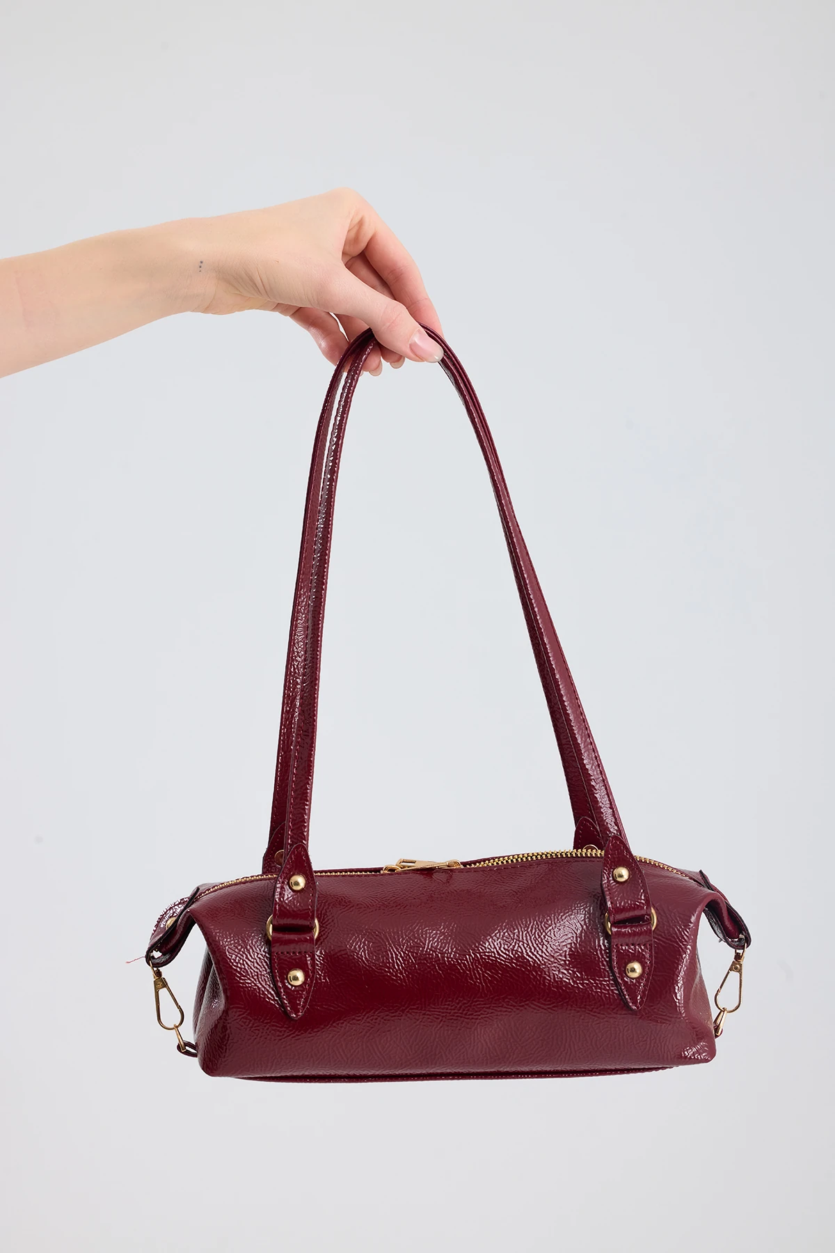 Olivra Toka Detaylı Mini Kadın Omuz, Kol ve El Çantası