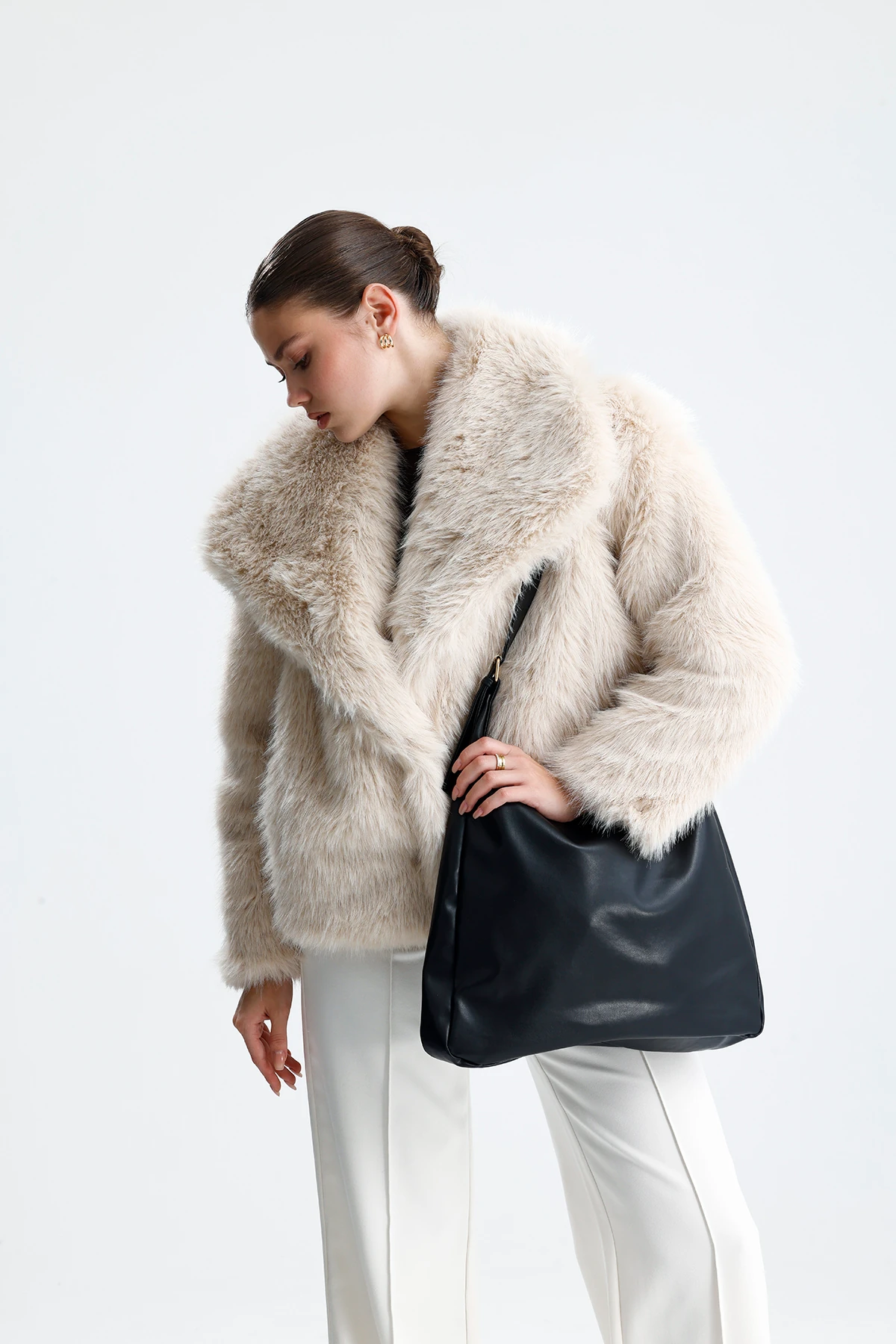 Luvin Salaş Kadın Omuz, Kol ve El Çantası - Siyah