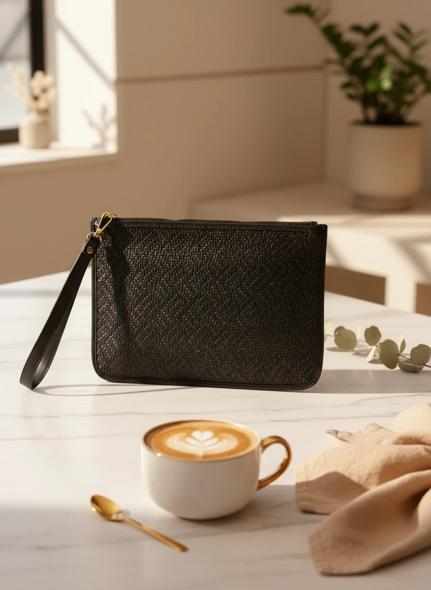  Lorven Portföy & Clutch Kadın El Çantası - Siyah