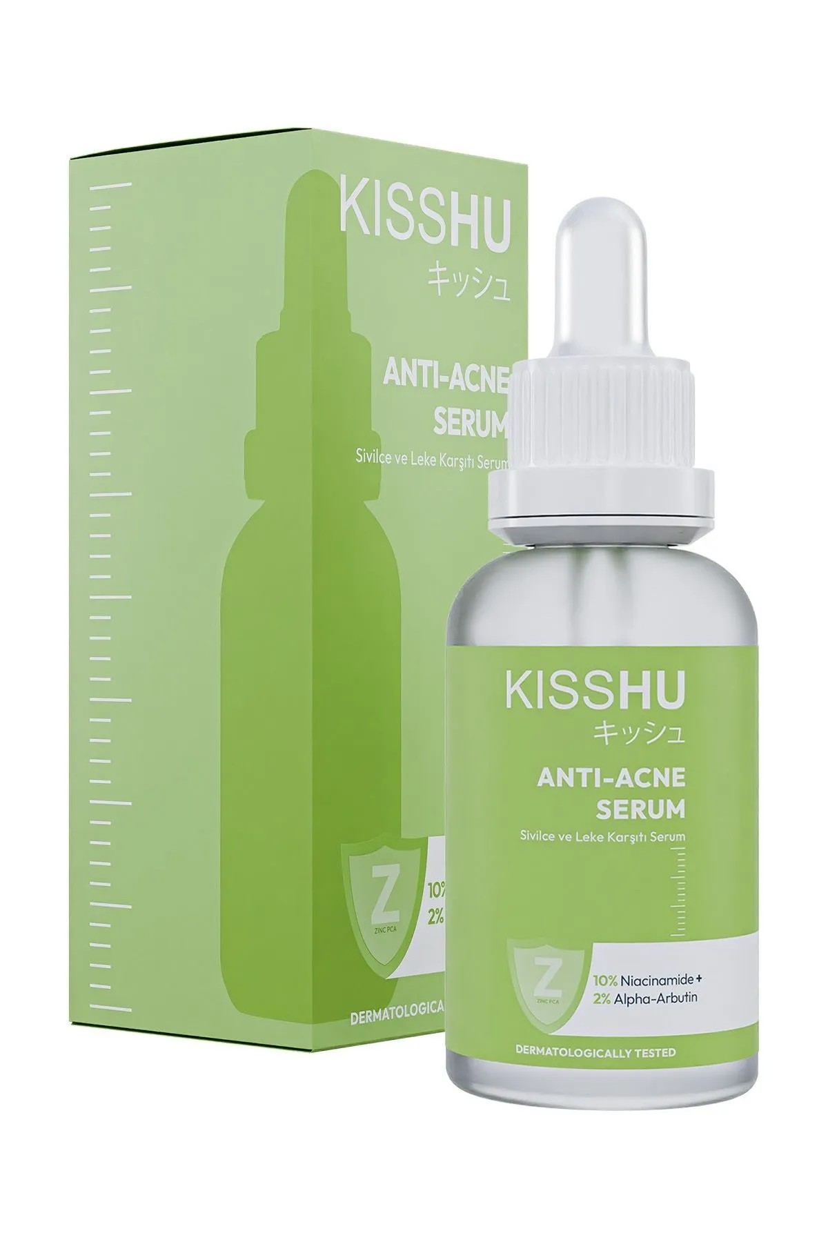 Anti-Acne - Sivilce Ve Leke Karşıtı Arbutin %2, Niacinamide %10 Serum 30 ml (ZİNC PCA)