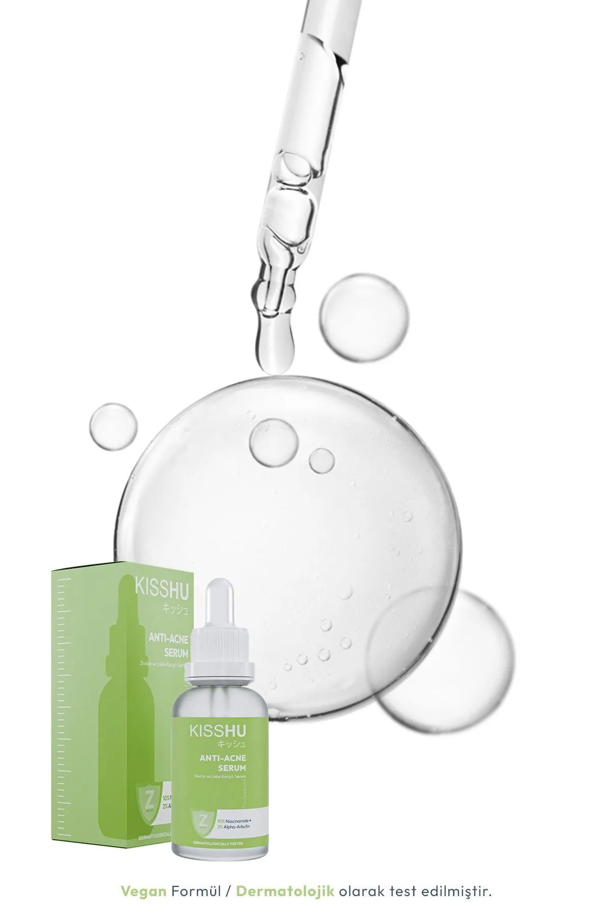 Anti-Acne - Sivilce Ve Leke Karşıtı Arbutin %2, Niacinamide %10 Serum 30 ml (ZİNC PCA)