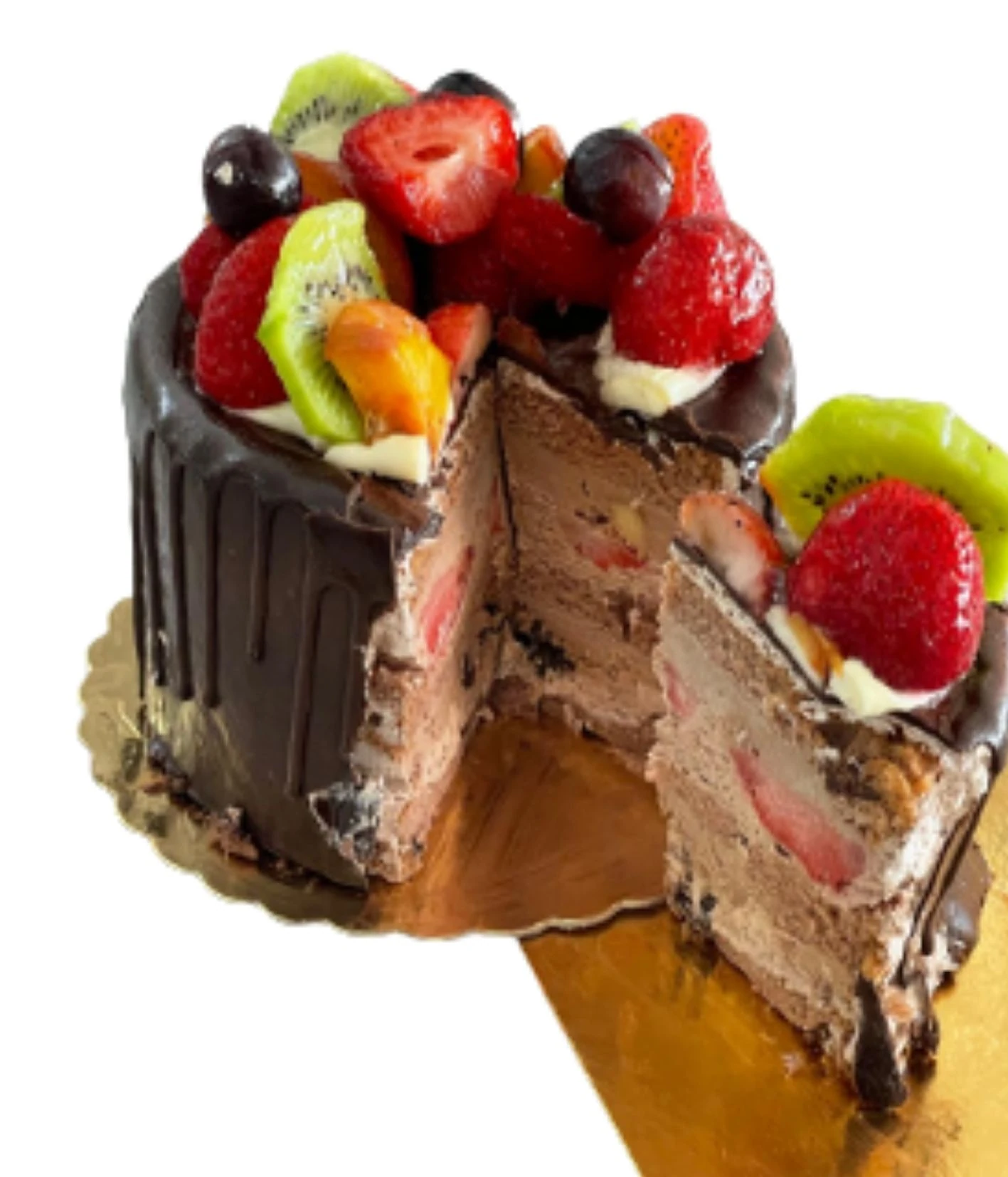 Çikolatalı Meyveli Pasta 4-6 Kişilik