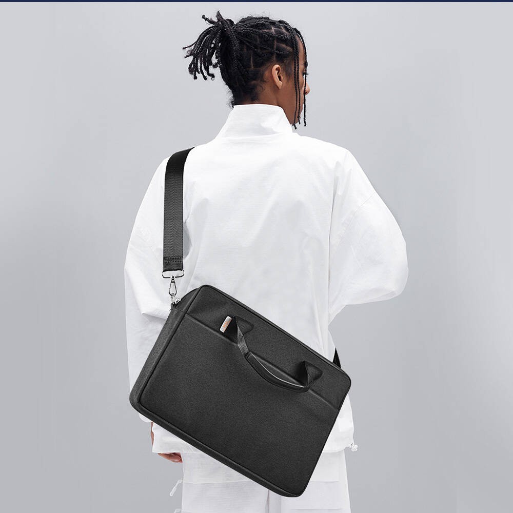 Wiwu Minimalist Bag Pro Su Geçirmez Askılıklı Laptop Çantası - Siyah