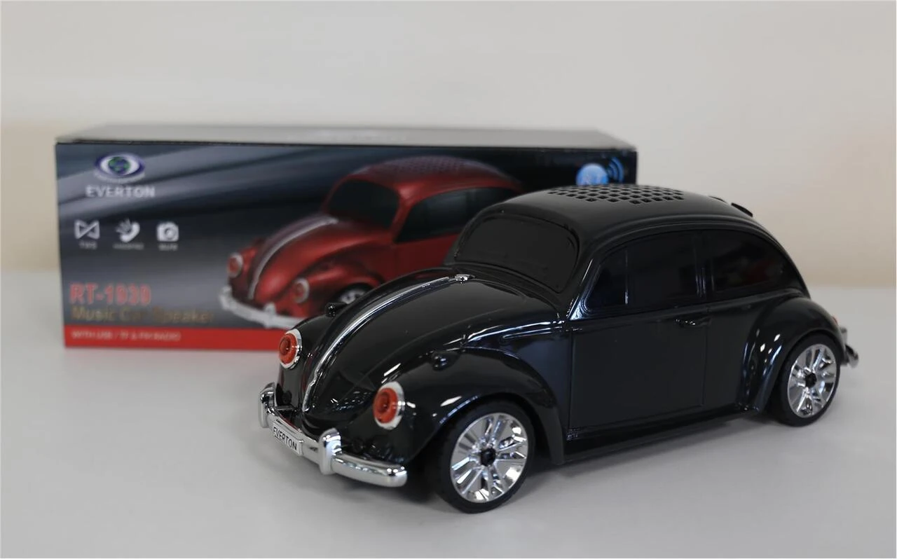 EVERTON RT-1939 Siyah Arabalı  Bluetooth Fm-Usb-Tf-Aux Şarjlı Nostaljik Radyo