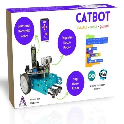 CATBOT Arduino Robot Geliştirme Seti 10'lu Paket