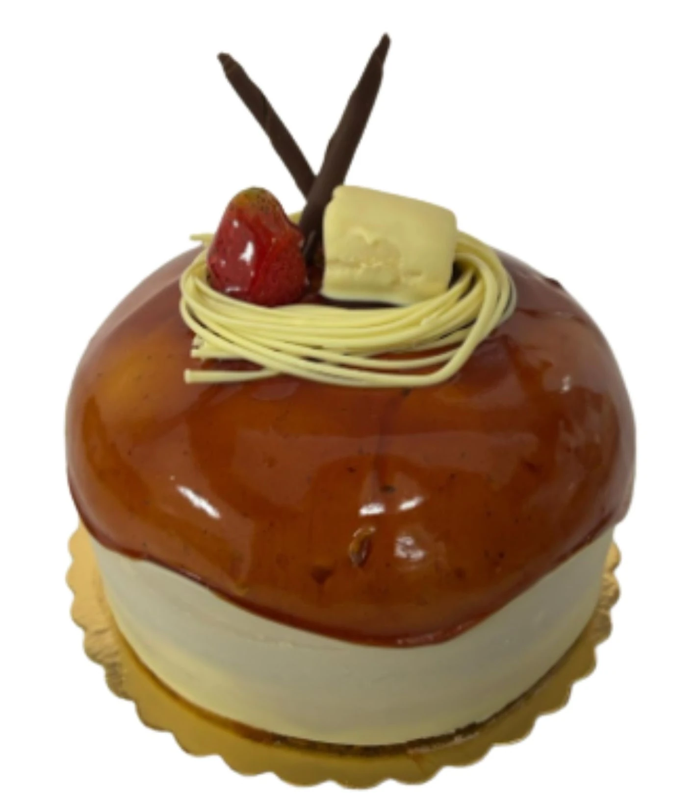 Karamel Muz- Çilekli Pasta 4-6 Kişilik