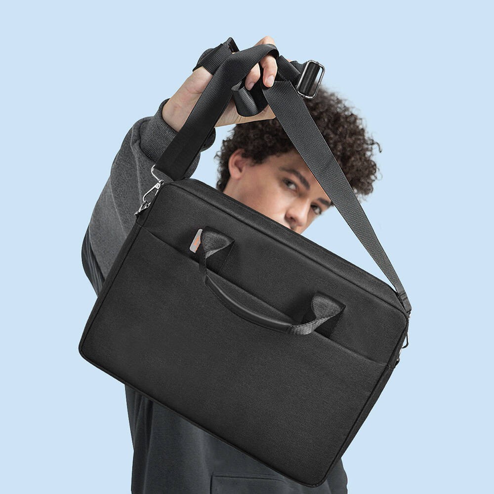 Wiwu Minimalist Bag Pro Su Geçirmez Askılıklı Laptop Çantası - Siyah