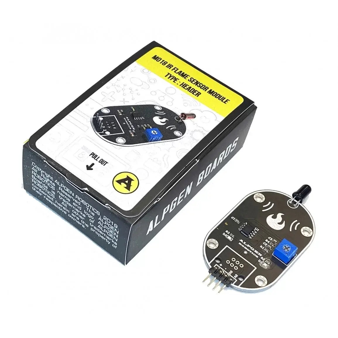 Arduino IR Ateş Algılayıcı Sensör Modülü