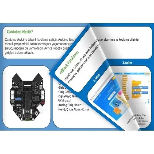 Catduino Arduino Robot Geliştirme Seti