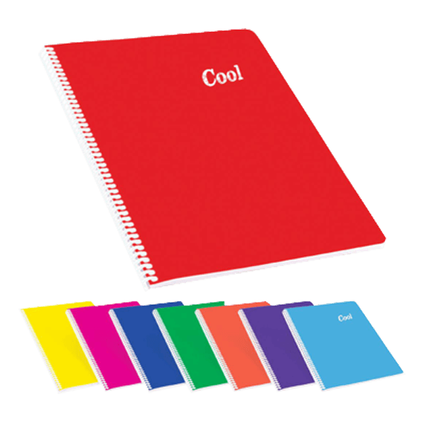 Keskin Color Spiralli Defter Cool Plastik Kapak Kareli 72 YP A4 321612-99