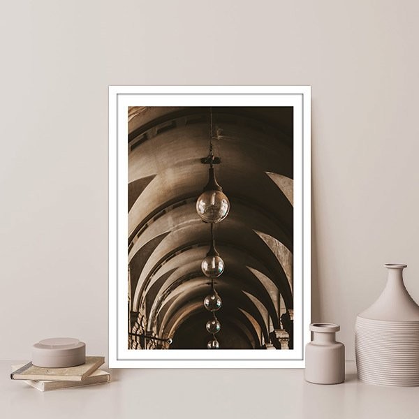Kahverengi Lambalar 1 Çerçeve ve Poster -  M1045