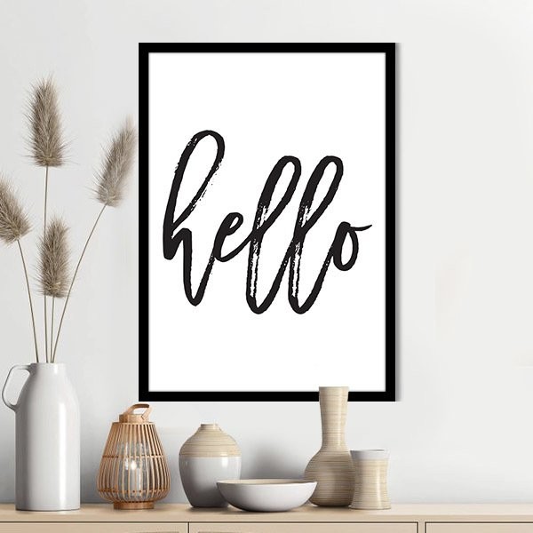 Hello 1 Çerçeve ve Poster - TP1022