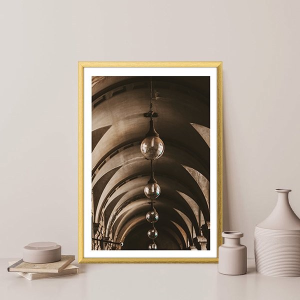 Kahverengi Lambalar 1 Çerçeve ve Poster -  M1045