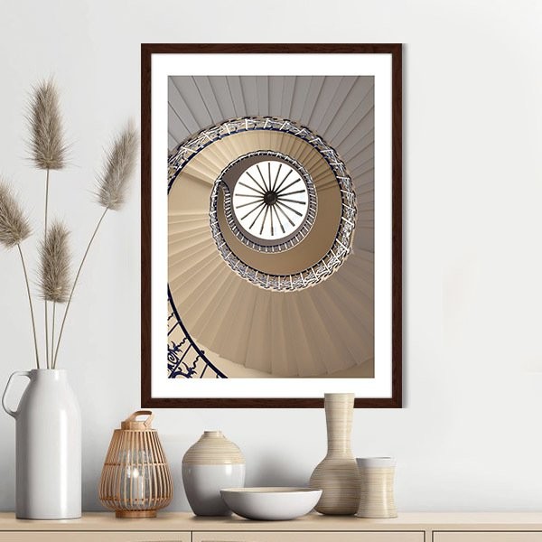 Merdiven Boşluğu 2 Çerçeve ve Poster -  M1042