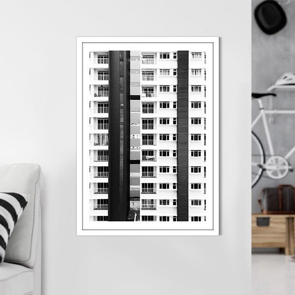 Pencereler 1 Çerçeve ve Poster -  M1071