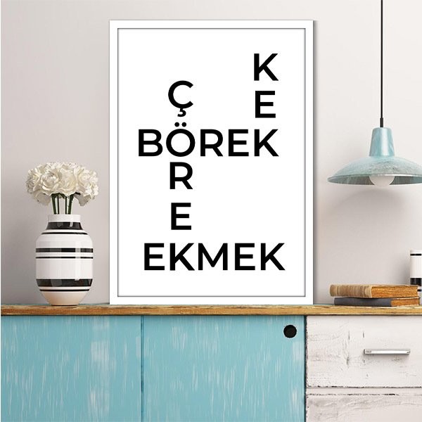 Çörek - Börek - Kek - Ekmek Çerçeve ve Poster - MT1094