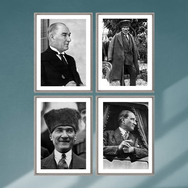 Atatürk Çoklu Çerçeve ve Poster Seti - ATA1000