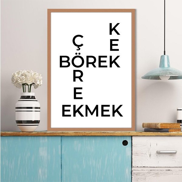 Çörek - Börek - Kek - Ekmek Çerçeve ve Poster - MT1094